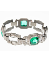 Diamond and Emerald Bracelet